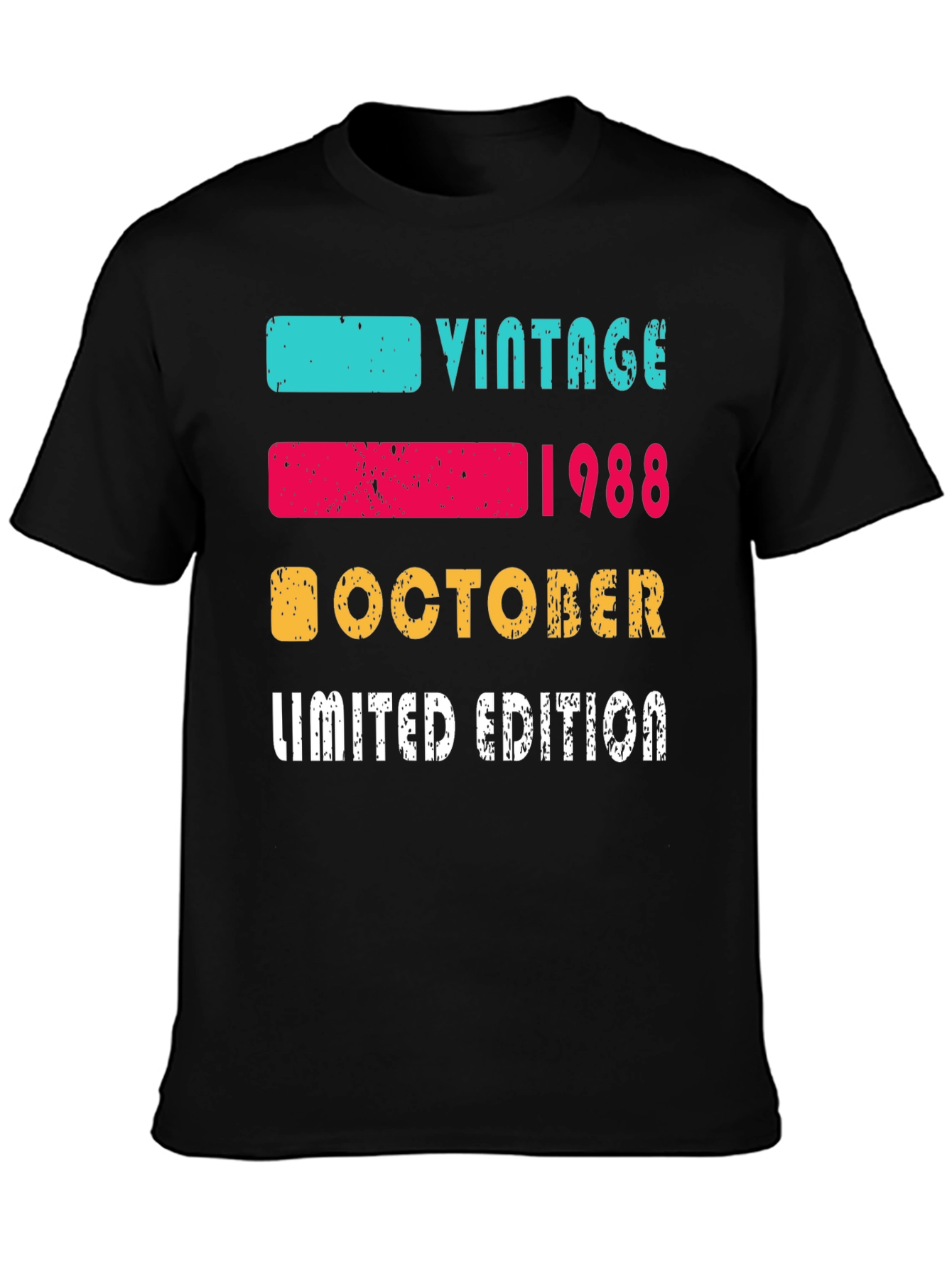 Vintage 1988 October Limited Edition T-Shirt