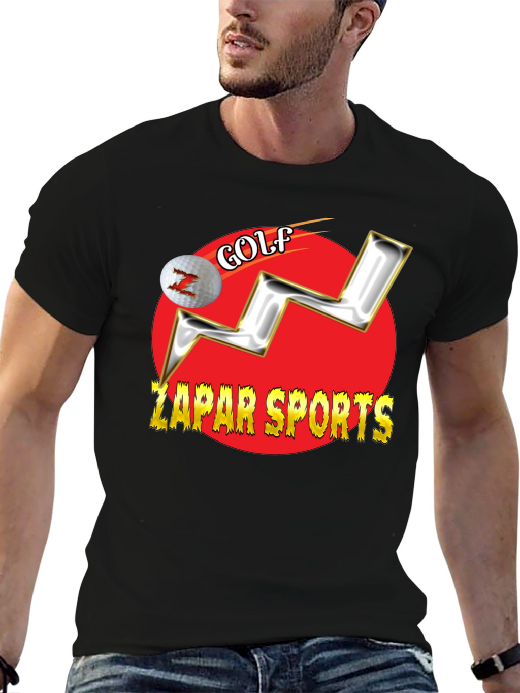 Zapar Sports Golf Graphic T-Shirt