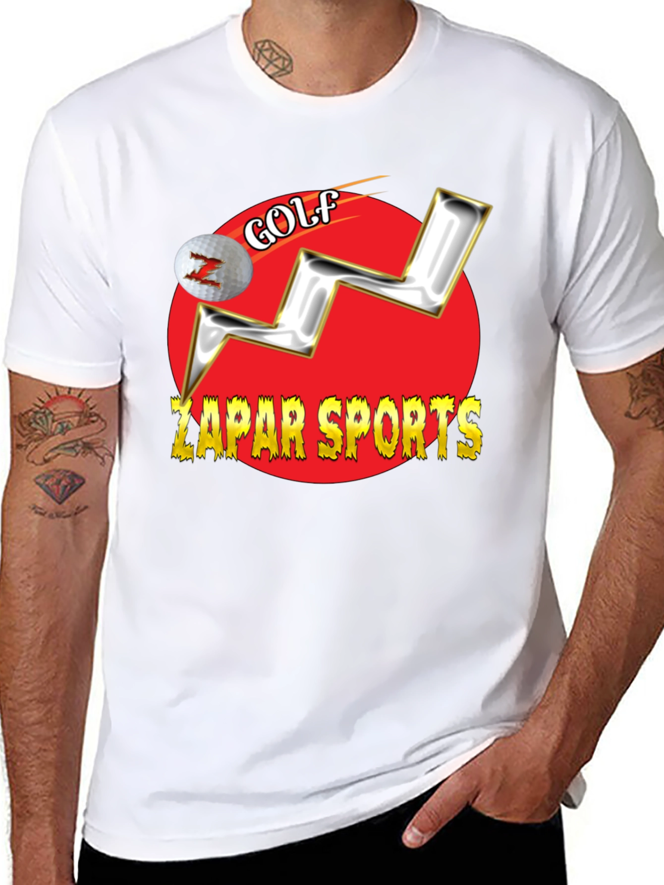 Zapar Sports Golf Graphic T-Shirt