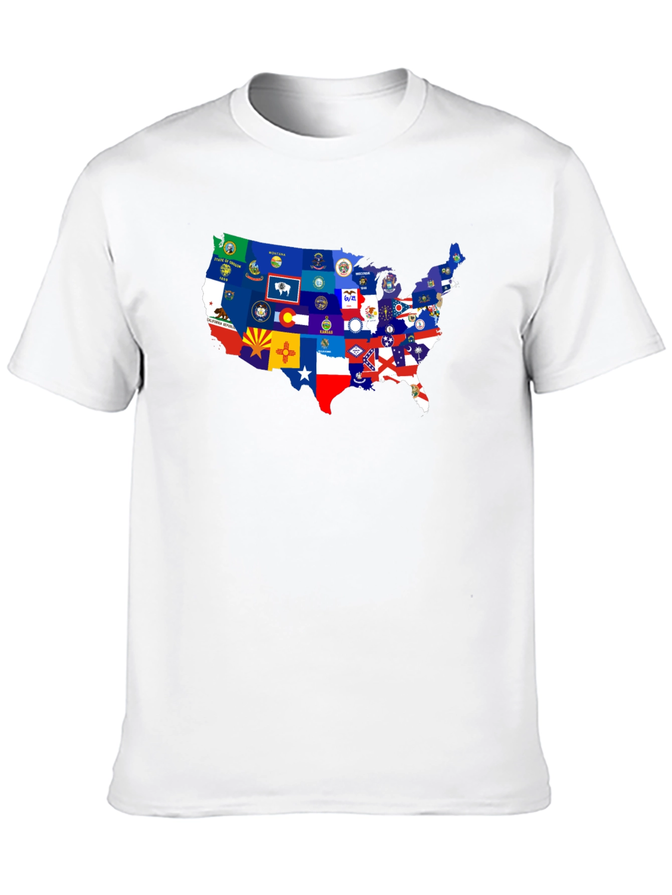 USA States Flag T-Shirt