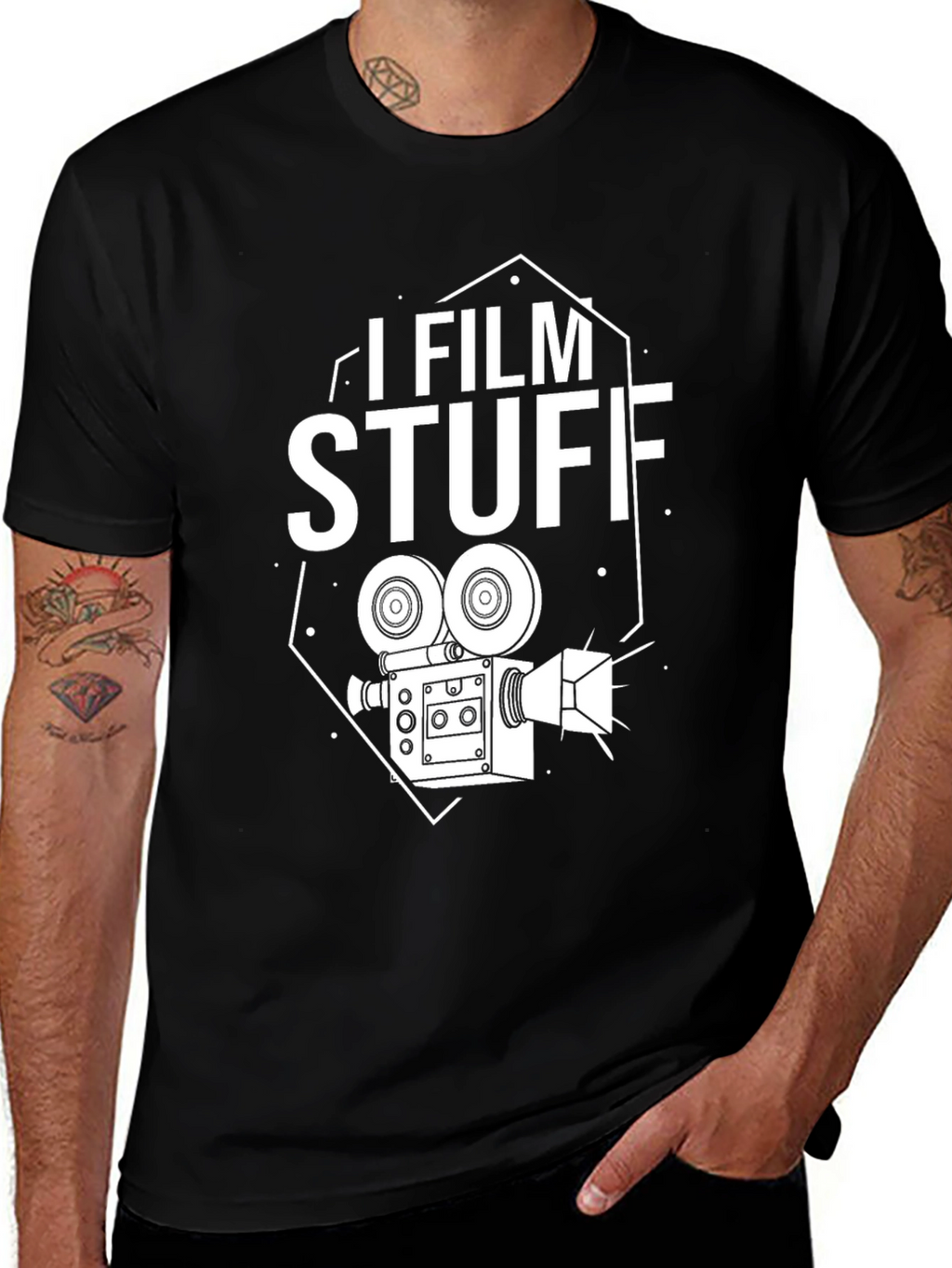 I Film Stuff Graphic Tee - Filmmaker T-Shirt