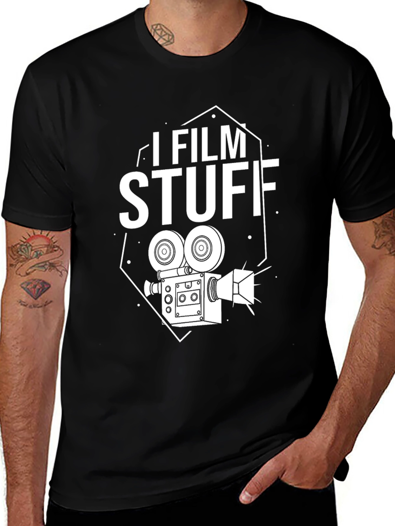 I Film Stuff Graphic Tee - Filmmaker T-Shirt