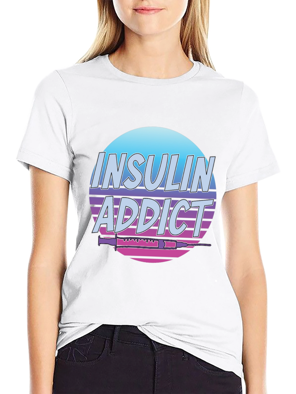 Insulin Addict Graphic T-Shirt