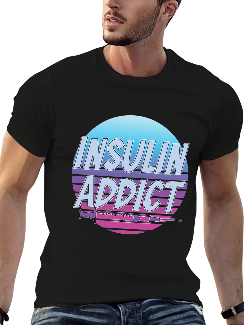 Insulin Addict Graphic T-Shirt