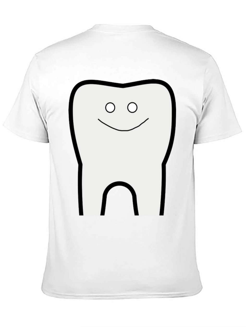 Funny Tooth Graphic T-Shirt - Black Cotton Tee