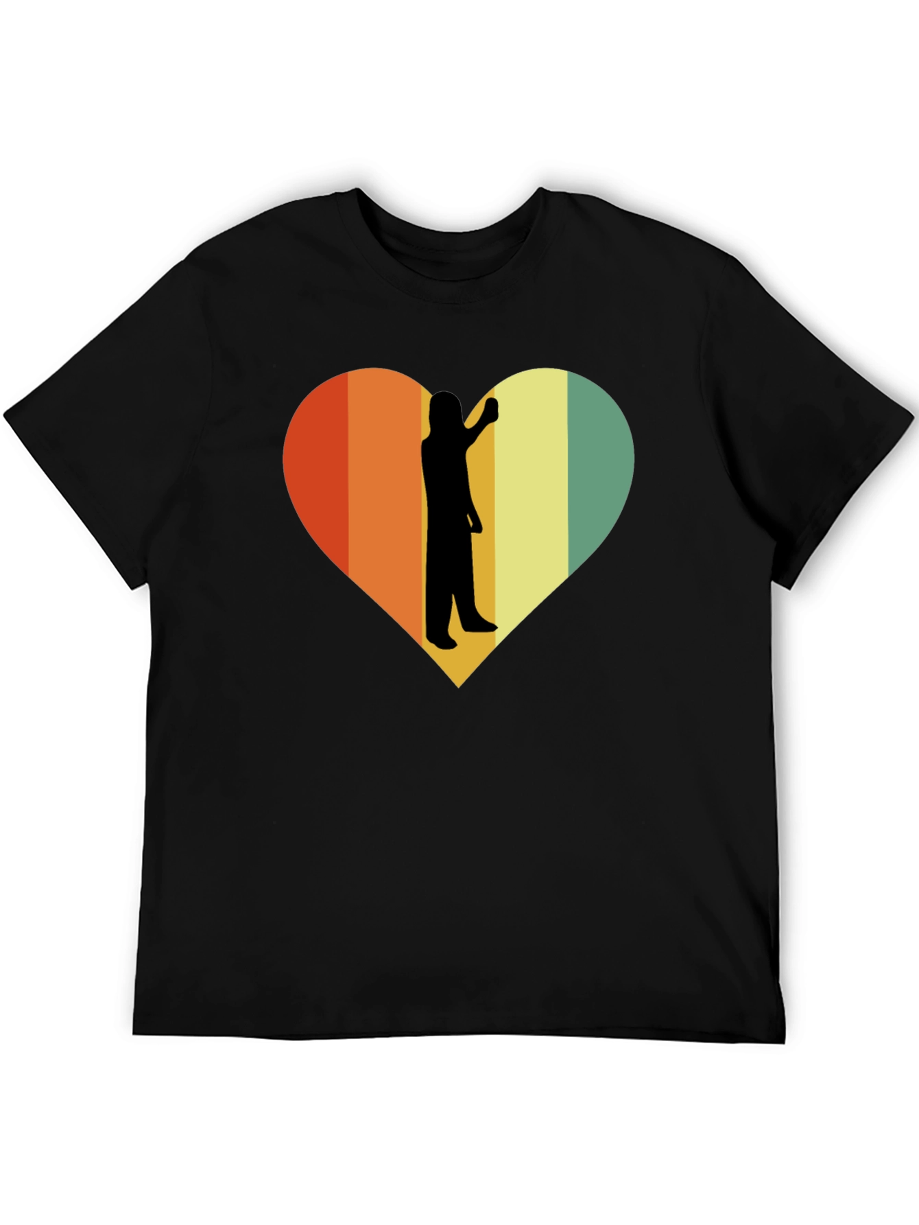 Retro Heart Silhouette T-Shirt