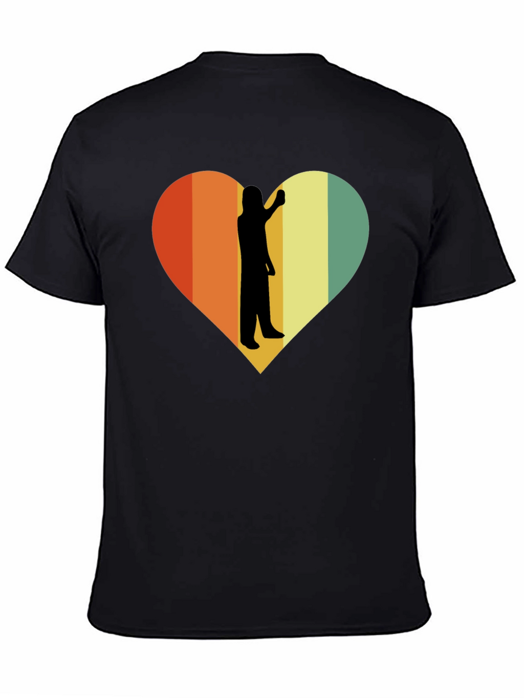 Retro Heart Silhouette T-Shirt