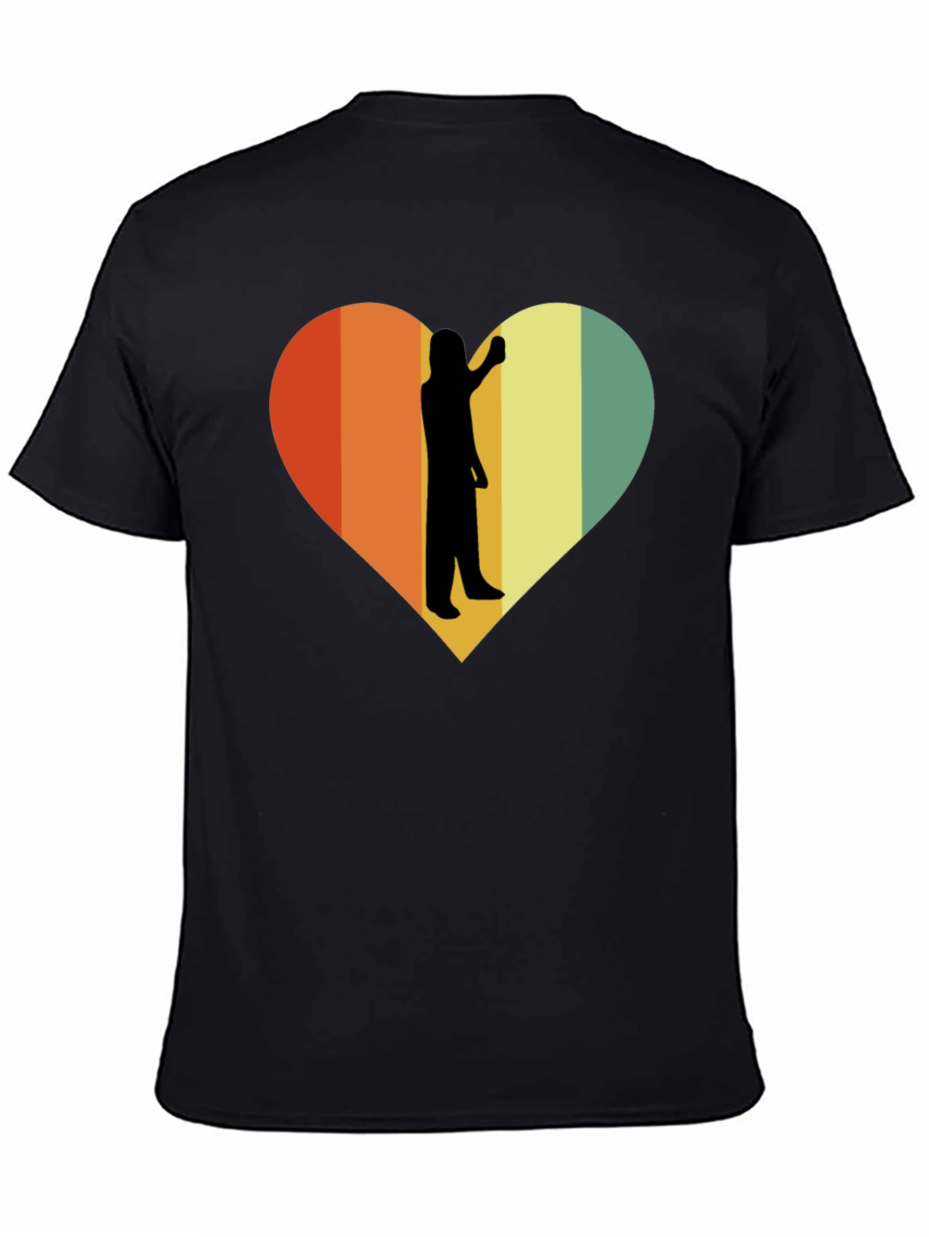 Retro Heart Silhouette T-Shirt