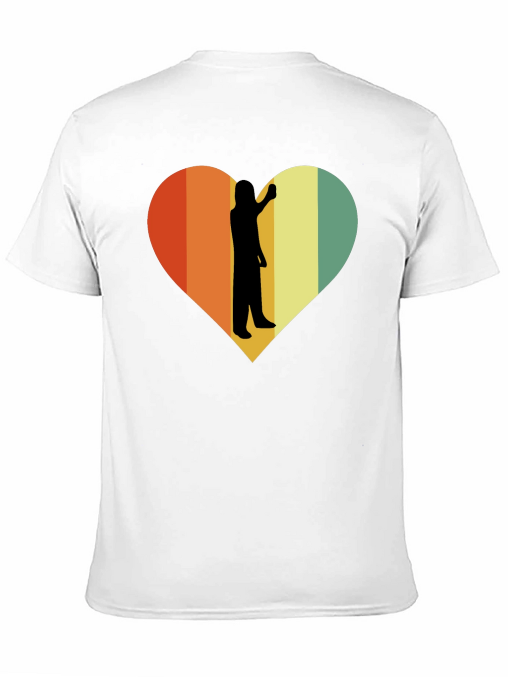 Retro Heart Silhouette T-Shirt