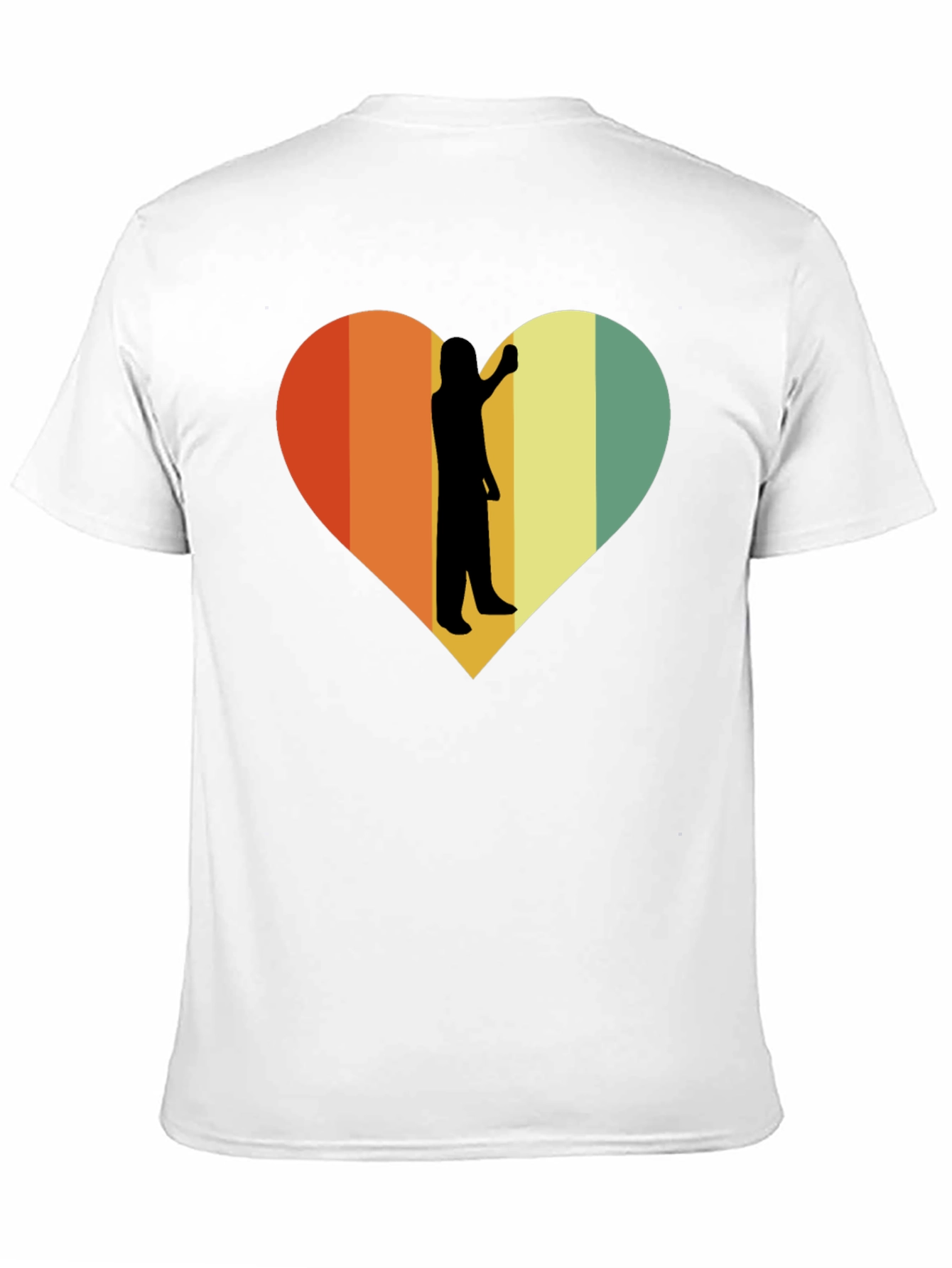 Retro Heart Silhouette T-Shirt