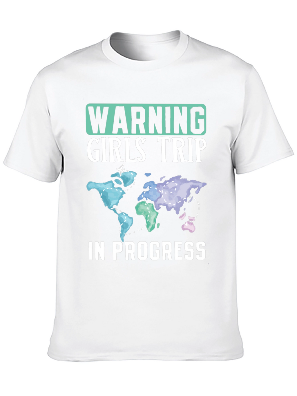 Warning Girls Trip in Progress Graphic T-Shirt