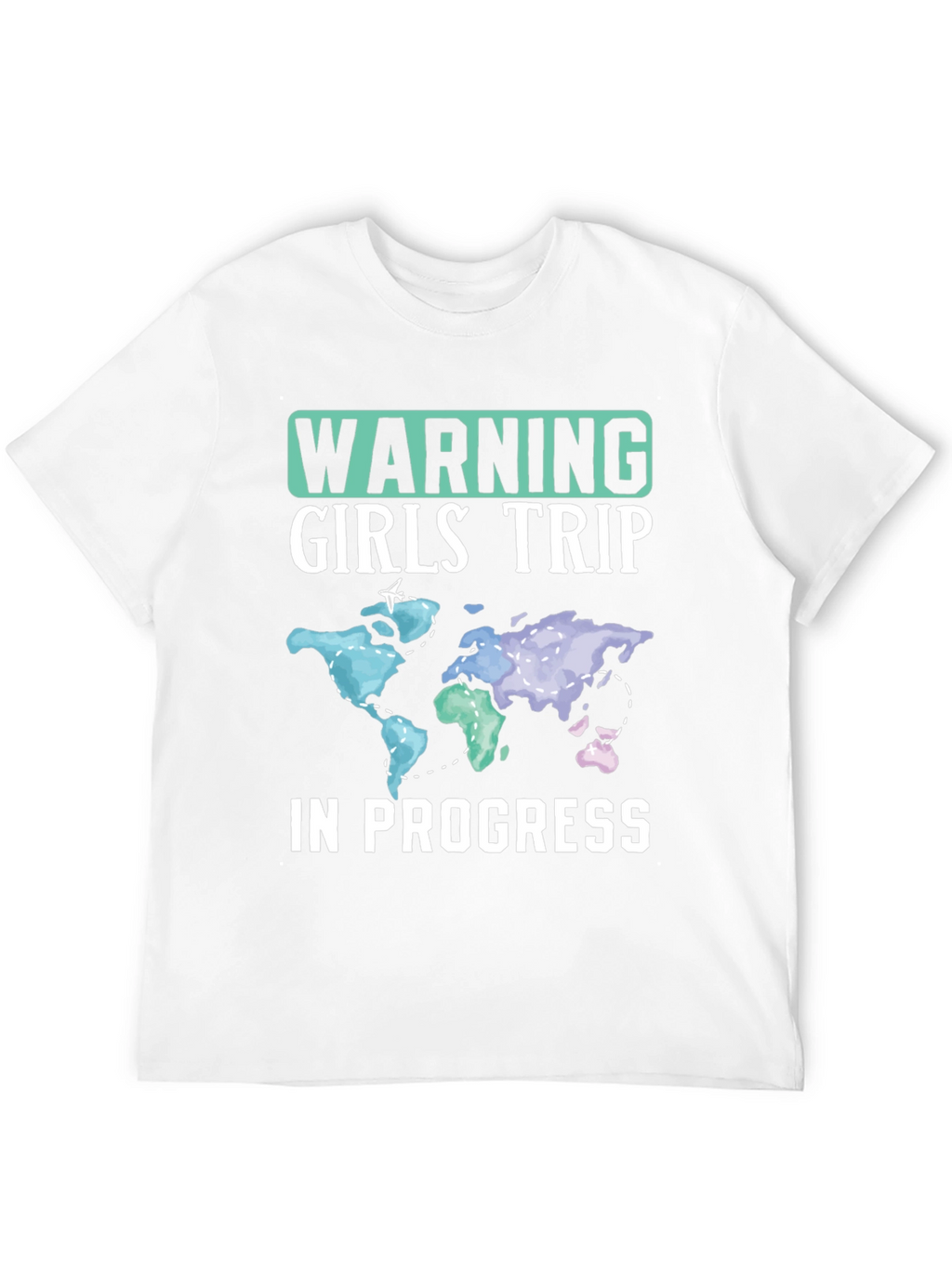 Warning Girls Trip in Progress Graphic T-Shirt