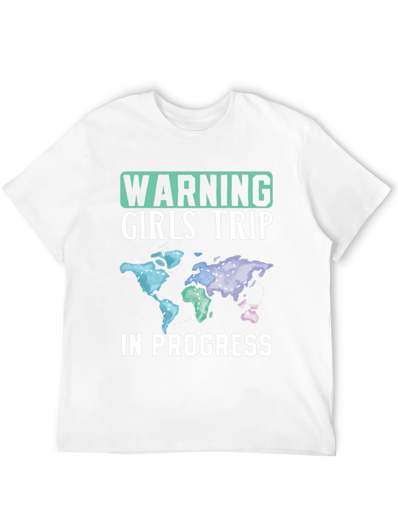 Warning Girls Trip in Progress Graphic T-Shirt