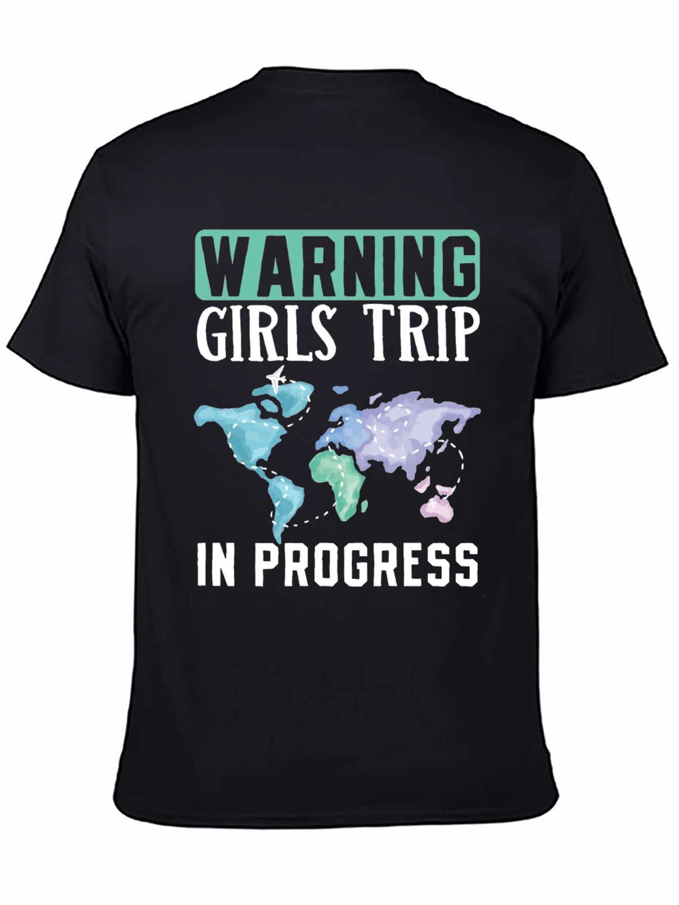 Warning Girls Trip in Progress Graphic T-Shirt