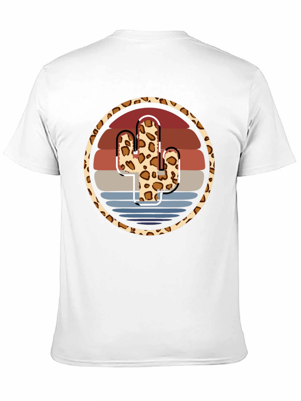Leopard Cactus Sunset Tee