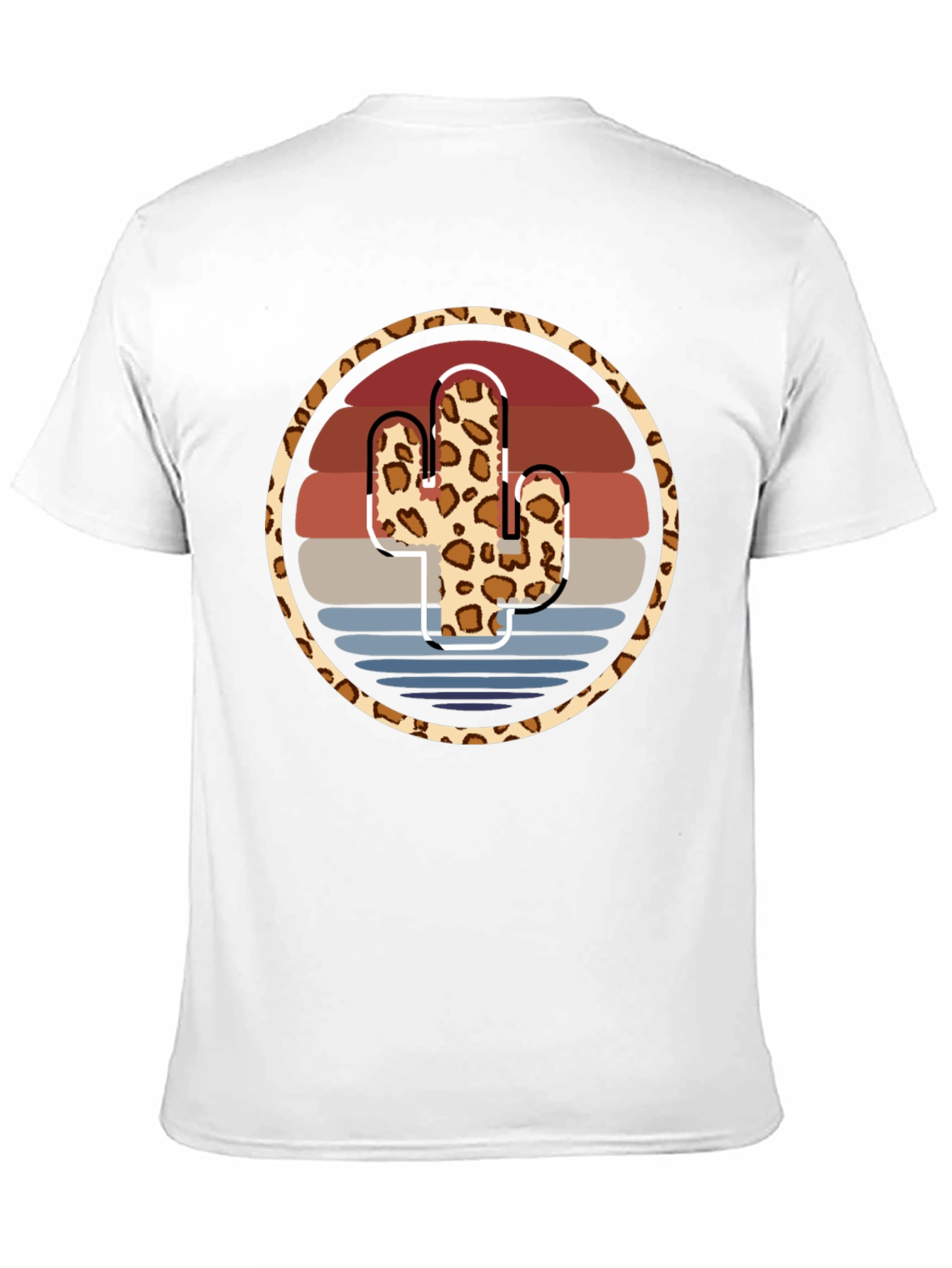Leopard Cactus Sunset Tee