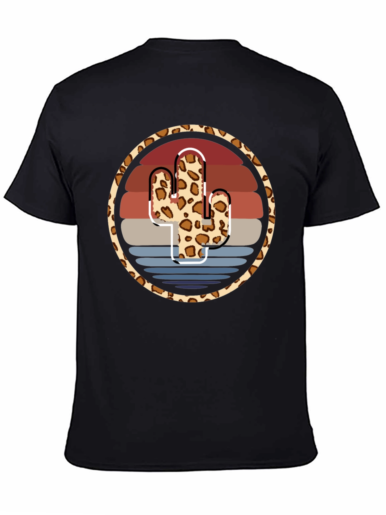 Leopard Cactus Sunset Tee