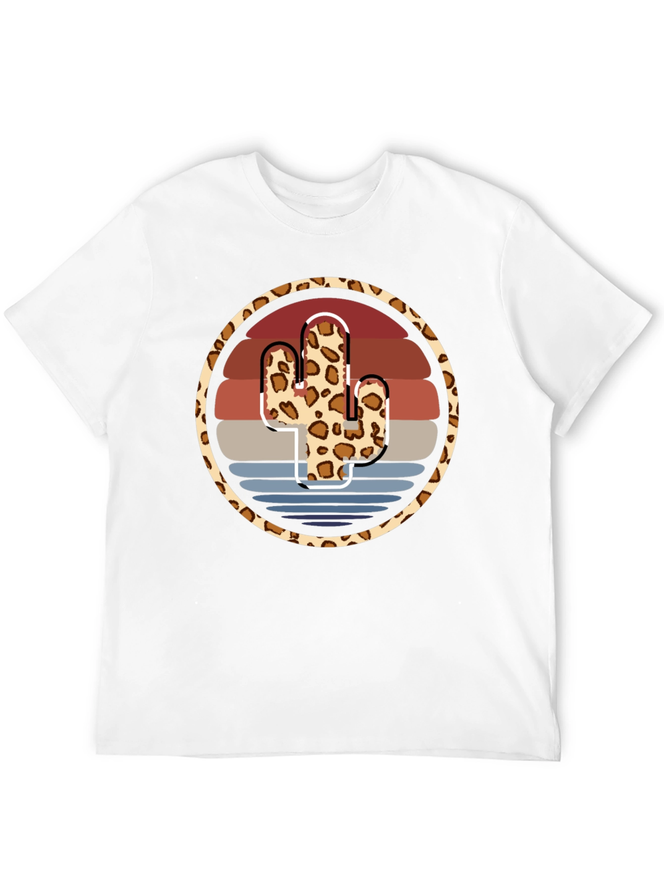 Leopard Cactus Sunset Tee