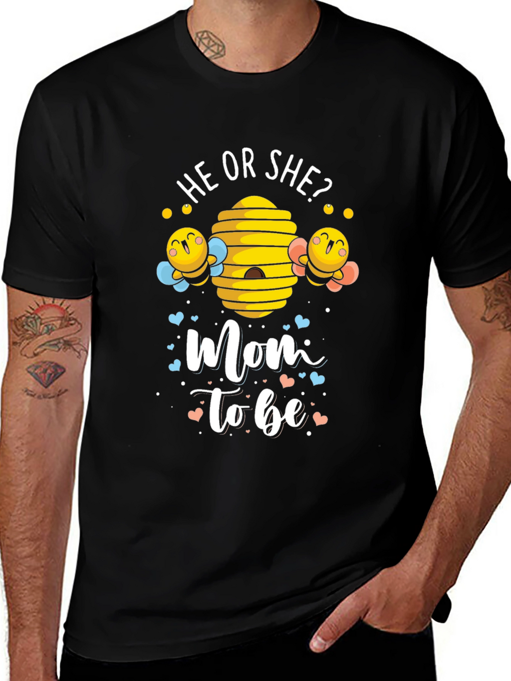 Mom To Bee T-Shirt Gender Reveal