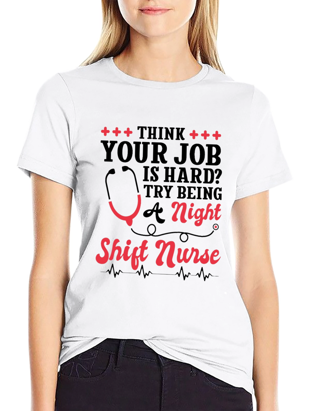 Night Shift Nurse T-Shirt: Hard Job Appreciation