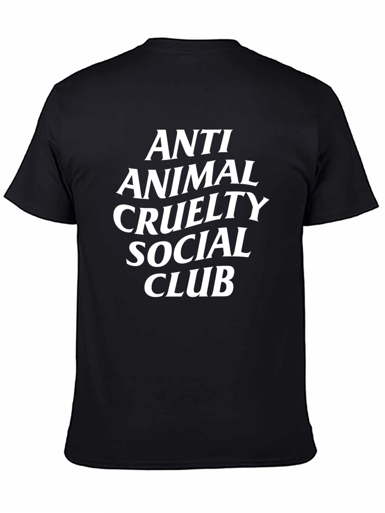 Anti Animal Cruelty Social Club Black T-Shirt
