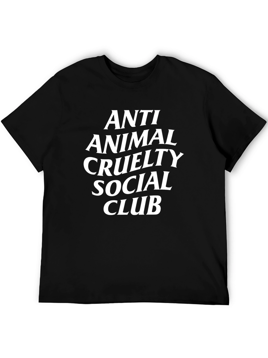 Anti Animal Cruelty Social Club Black T-Shirt