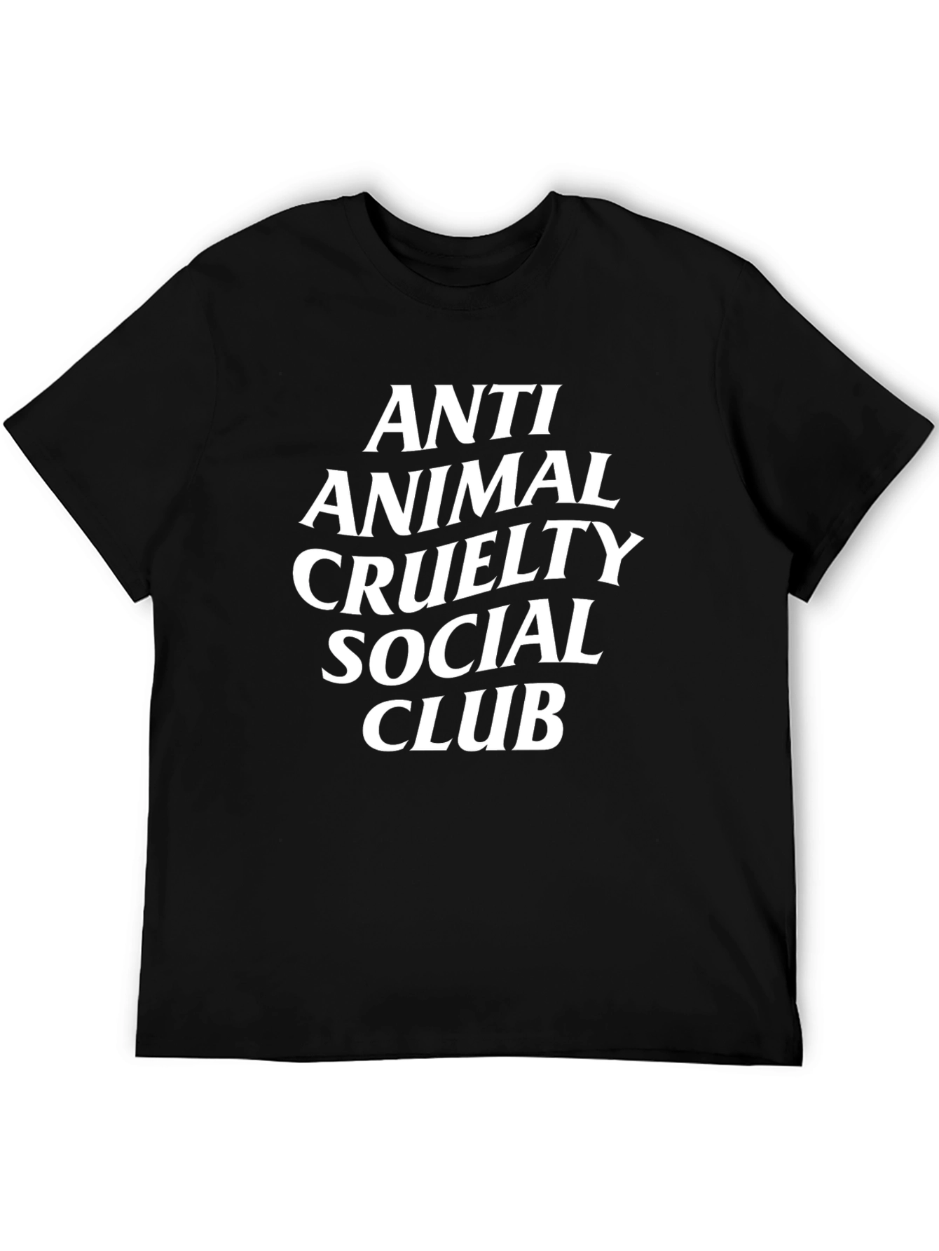 Anti Animal Cruelty Social Club Black T-Shirt