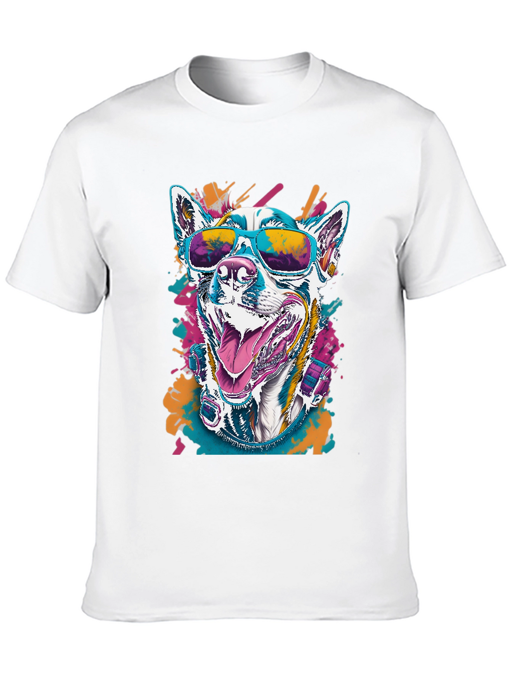 Cool Dog Graphic Tee - Unisex Black T-Shirt