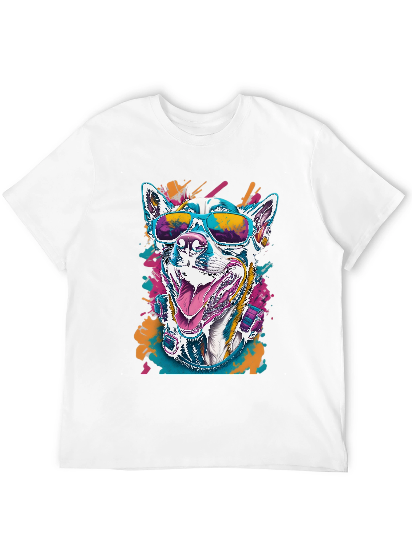 Cool Dog Graphic Tee - Unisex Black T-Shirt