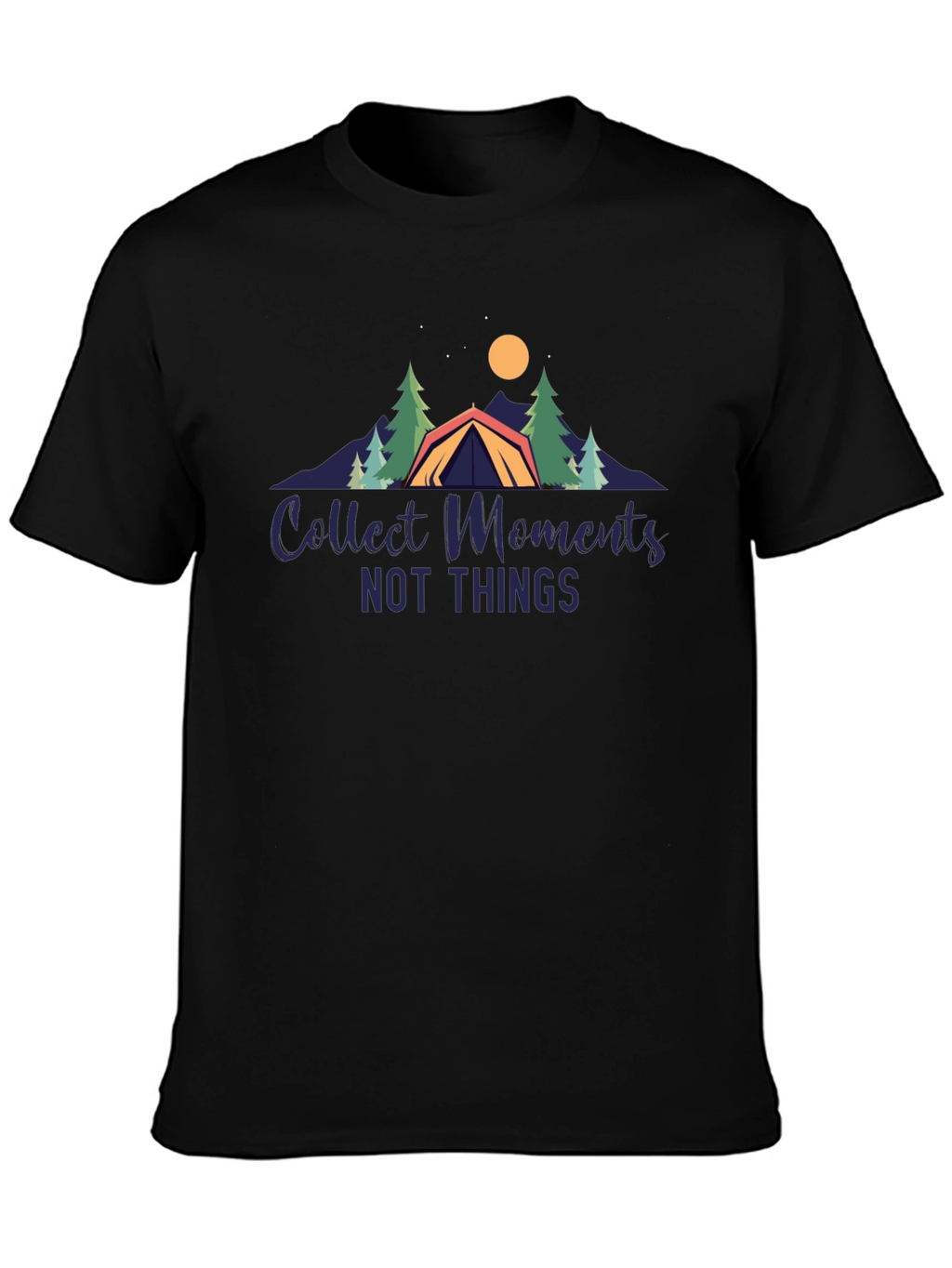 Collect Moments T-Shirt - Camping Design
