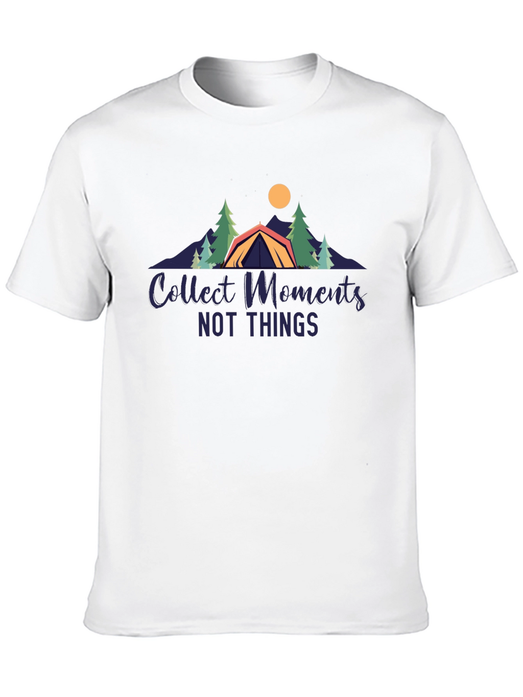 Collect Moments T-Shirt - Camping Design