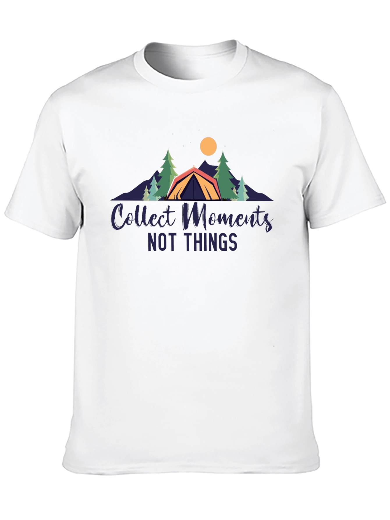 Collect Moments T-Shirt - Camping Design