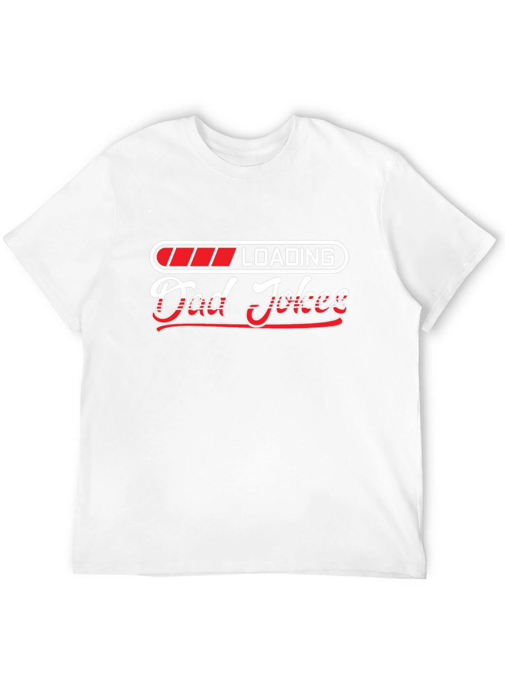Dad Jokes Loading T-Shirt - Funny Fathers Day Tee