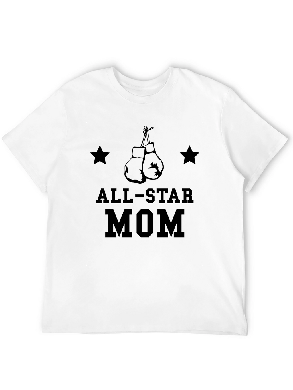 All-Star Mom Graphic Tee - Boxing Gloves Design