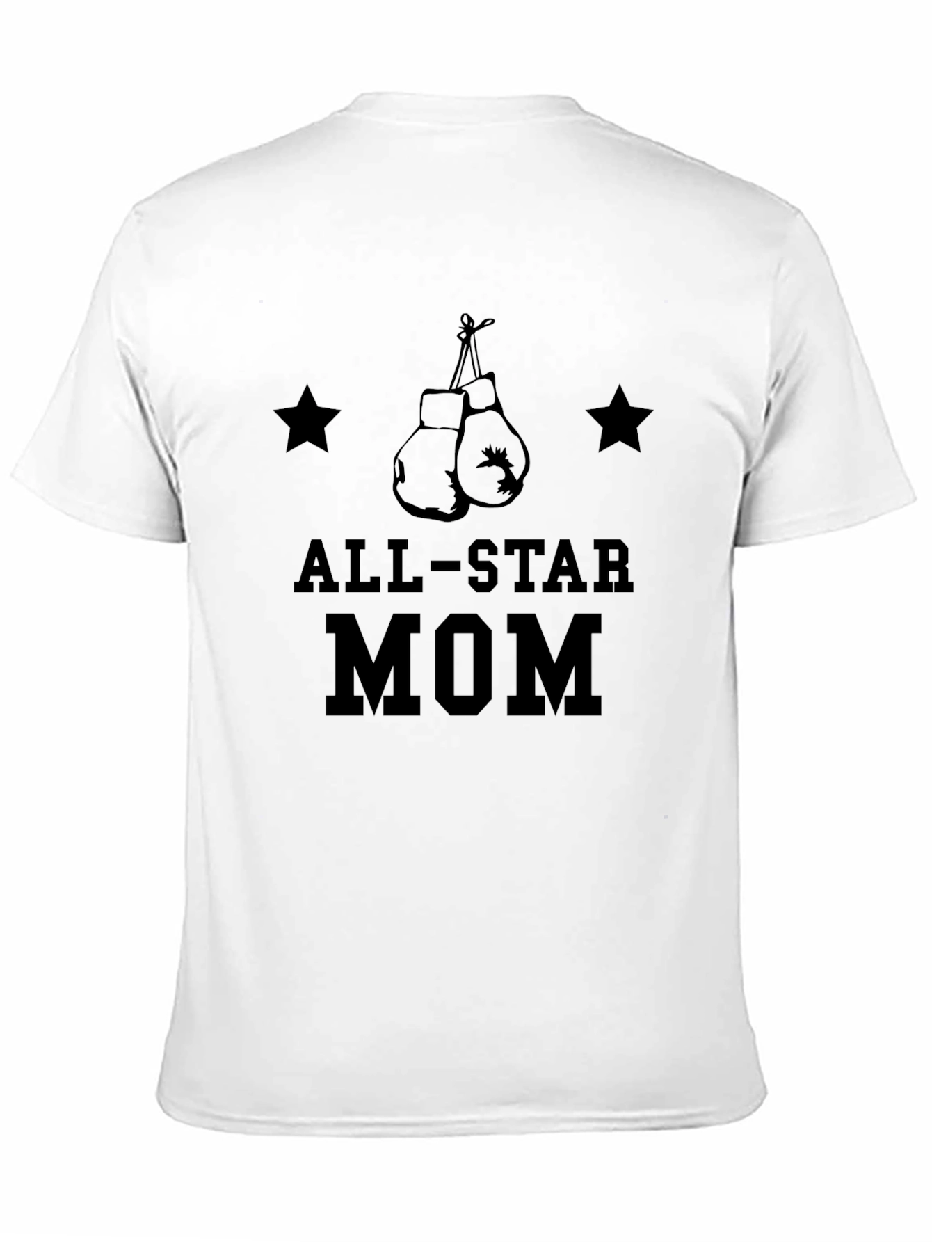 All-Star Mom Graphic Tee - Boxing Gloves Design