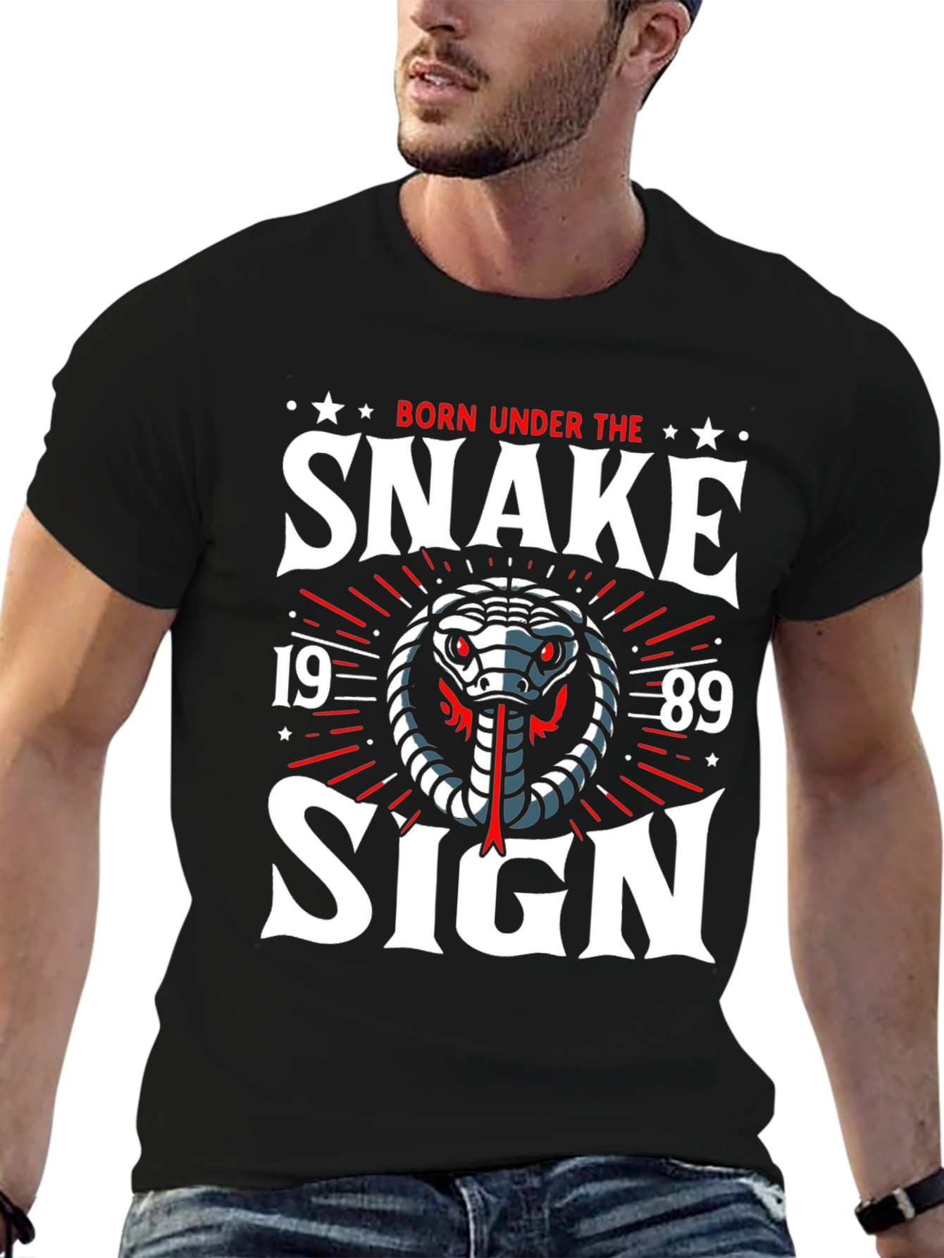 Born Under the Snake Sign Graphic Tee