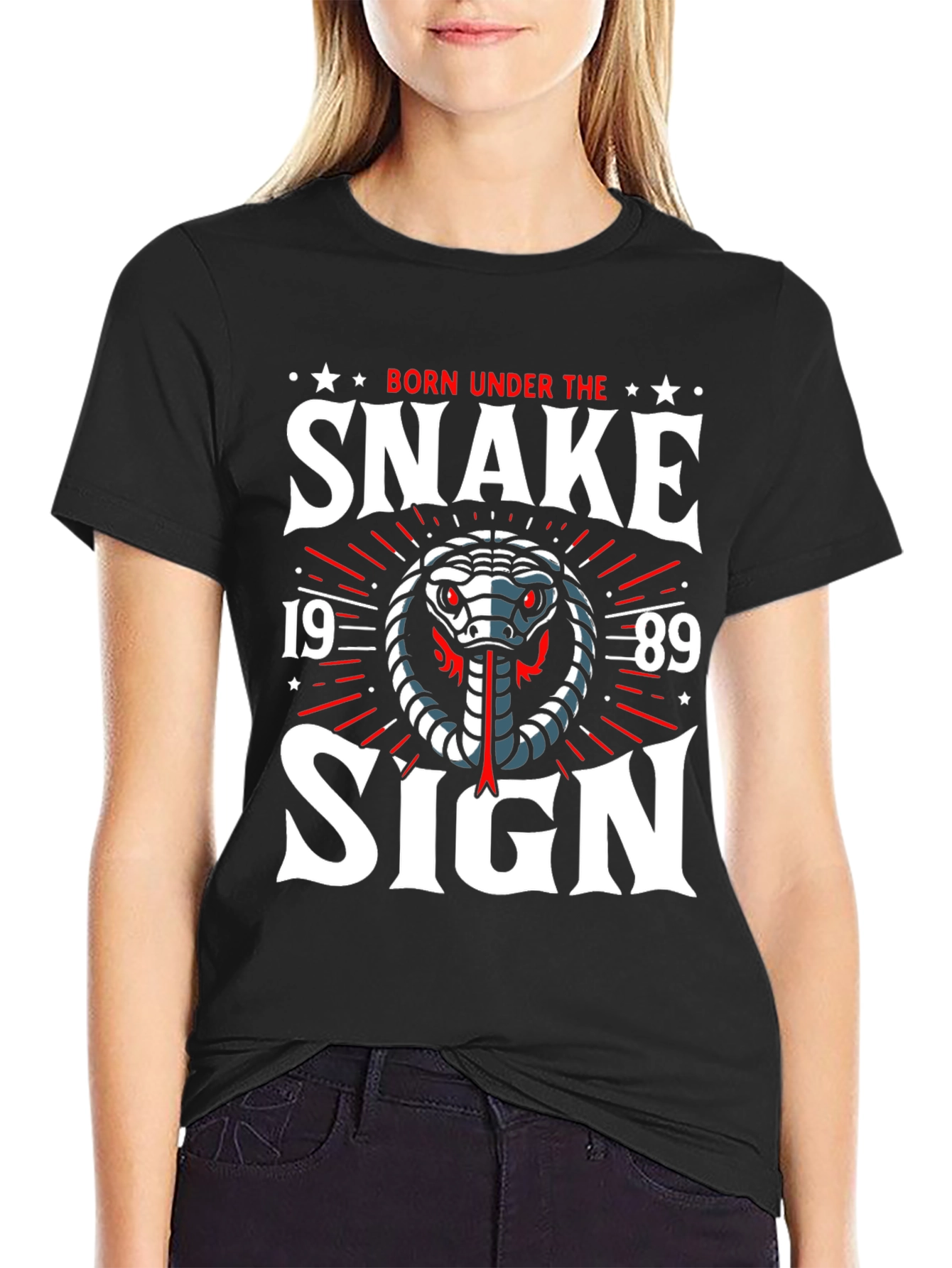 Born Under the Snake Sign Graphic Tee