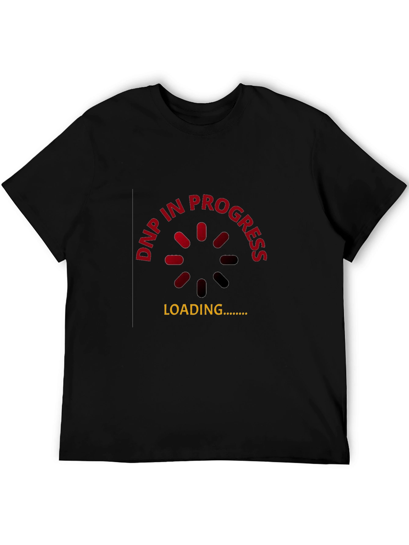 DNP In Progress Black T-Shirt - Gamer Humor