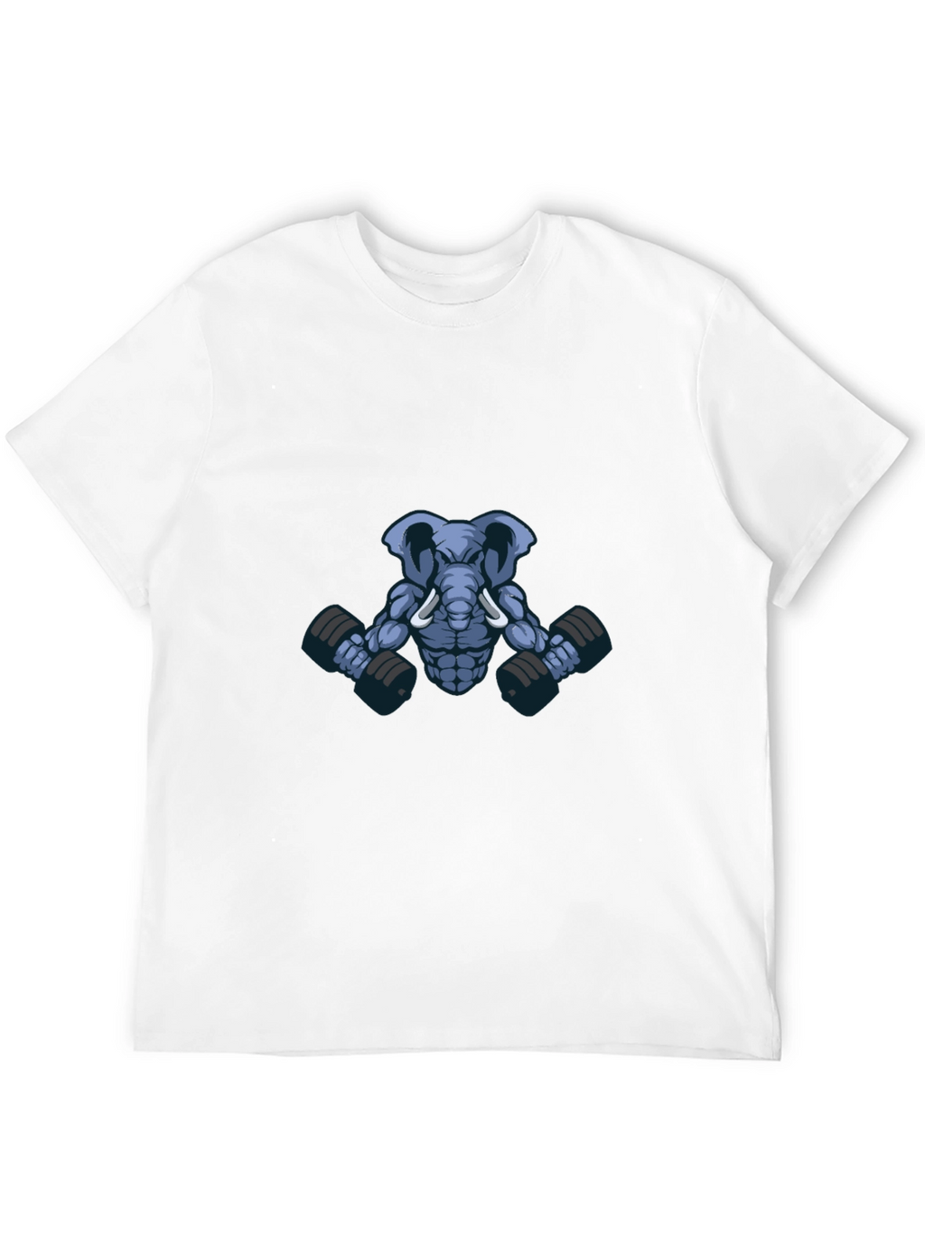 Elephant Gym T-Shirt - Funny Workout Tee