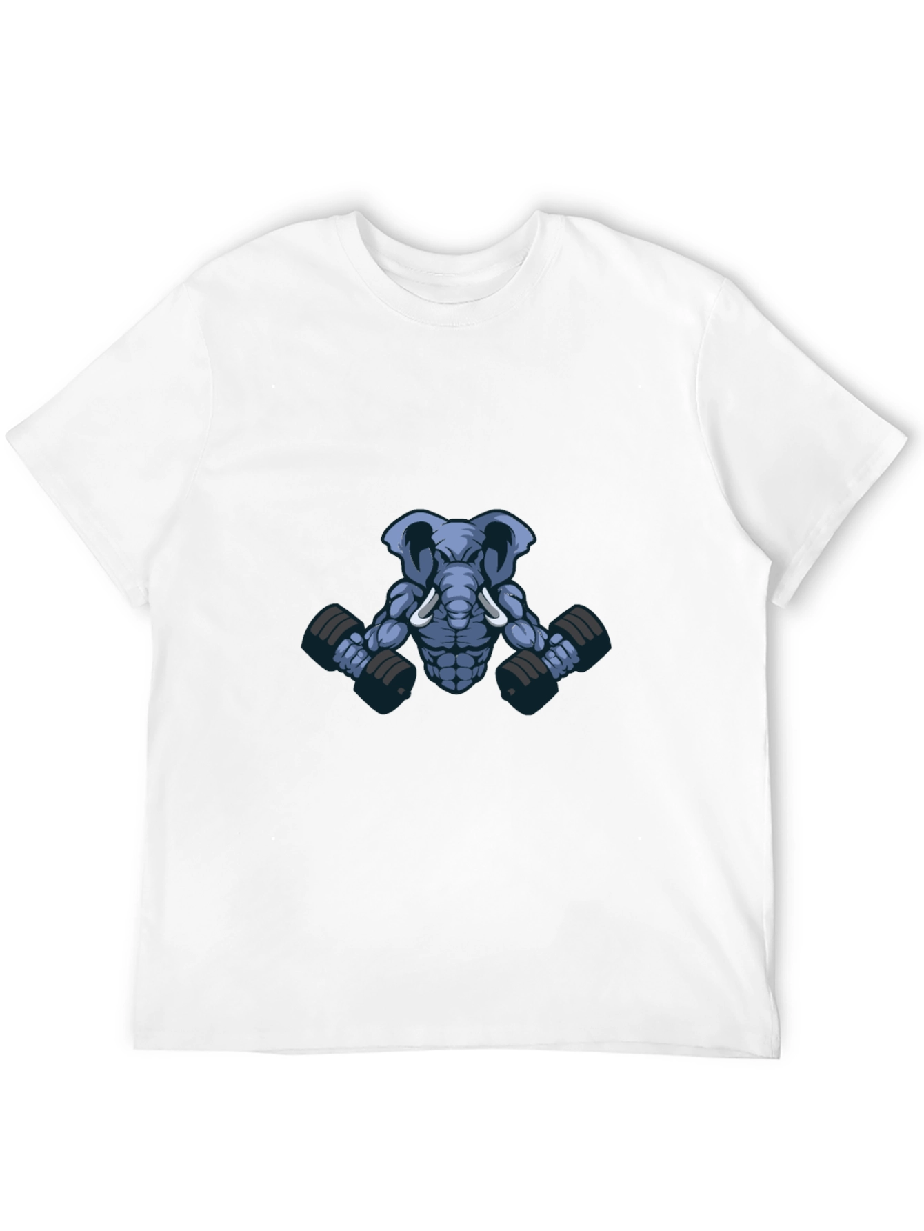 Elephant Gym T-Shirt - Funny Workout Tee