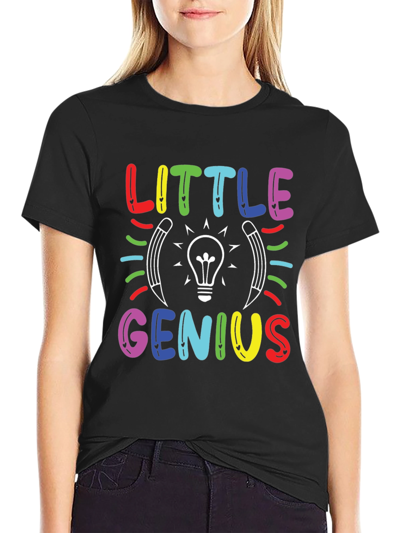 Little Genius Graphic Tee - Colorful Kids T-Shirt