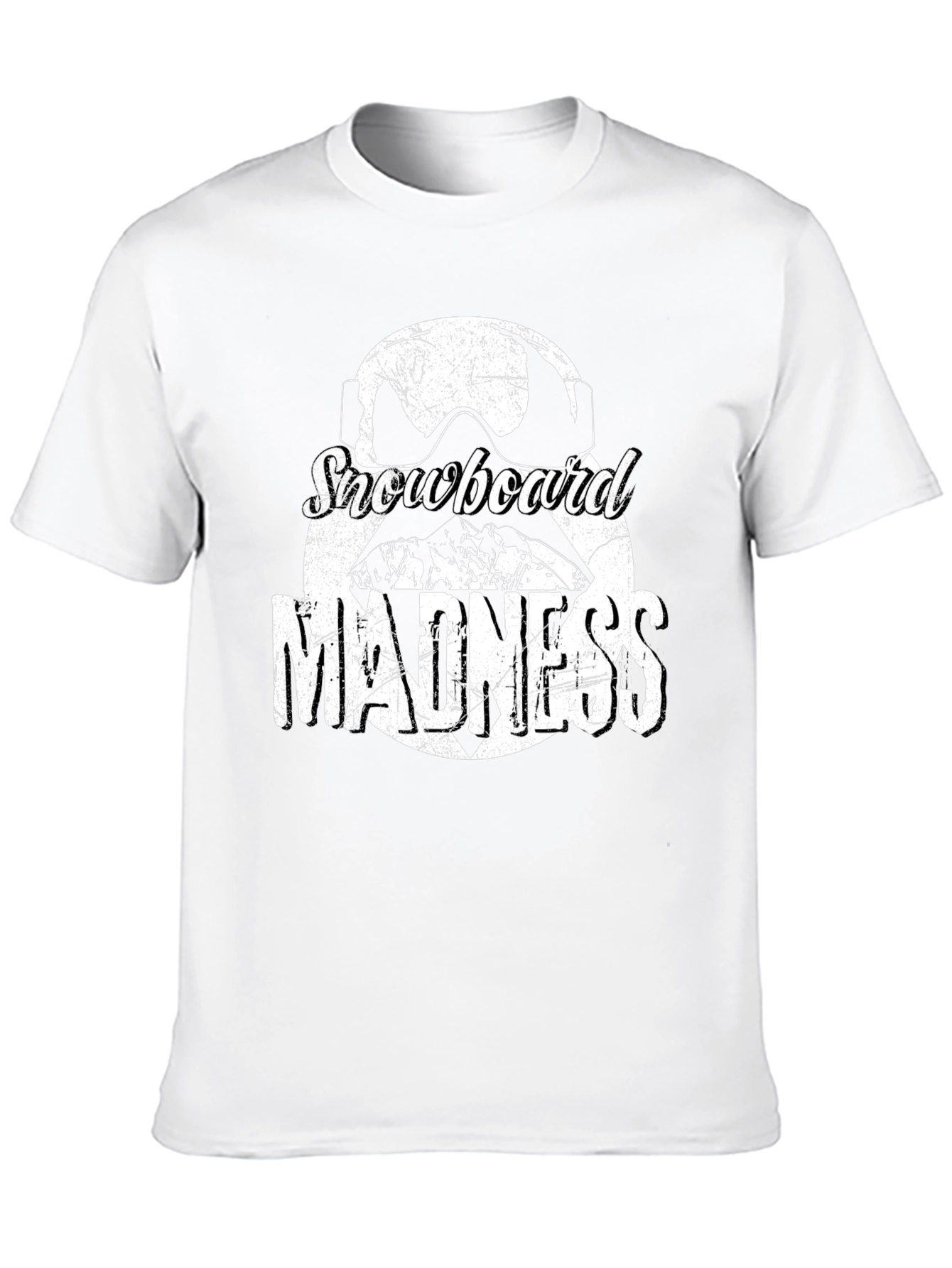 Snowboard Madness Graphic Tee - Black
