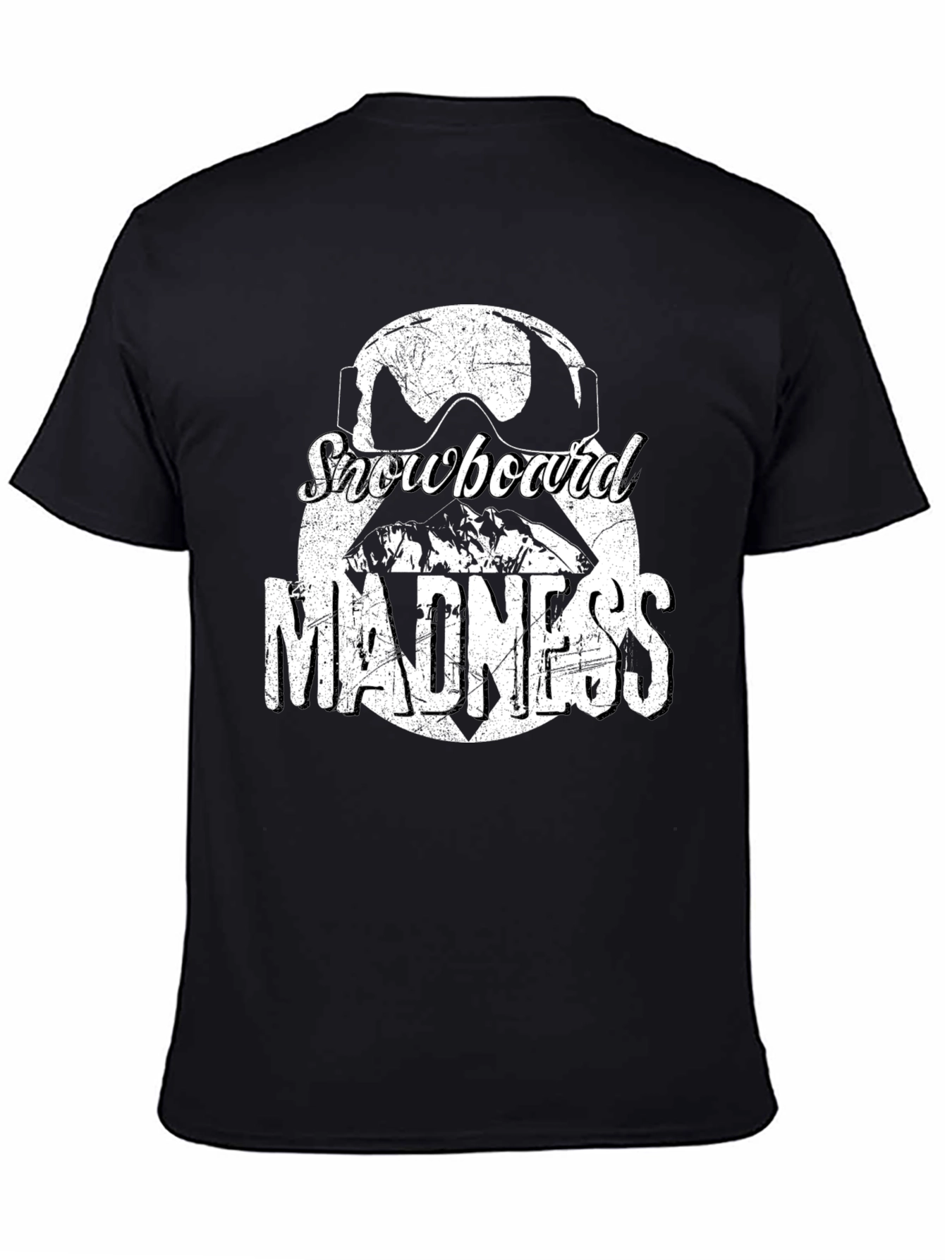 Snowboard Madness Graphic Tee - Black