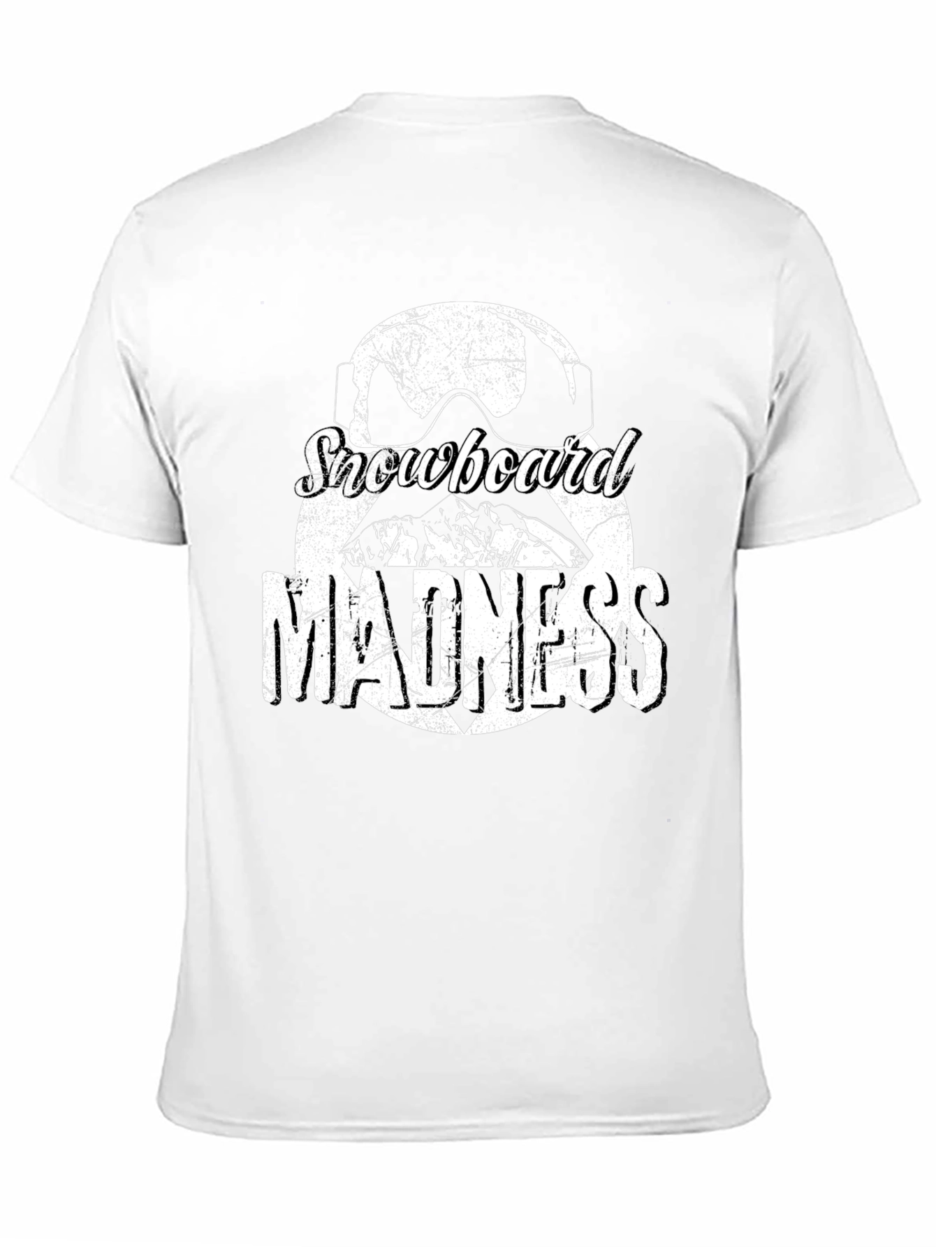 Snowboard Madness Graphic Tee - Black