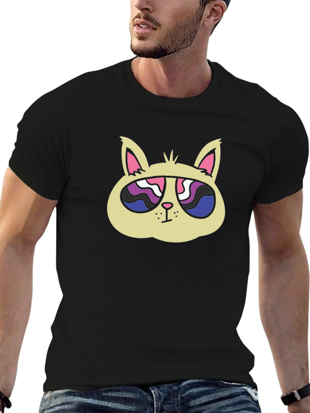 Cool Cat Graphic T-Shirt - Stylish & Unique Design