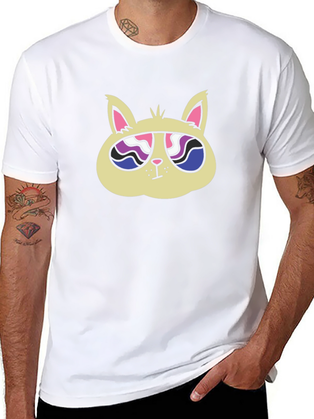 Cool Cat Graphic T-Shirt - Stylish & Unique Design