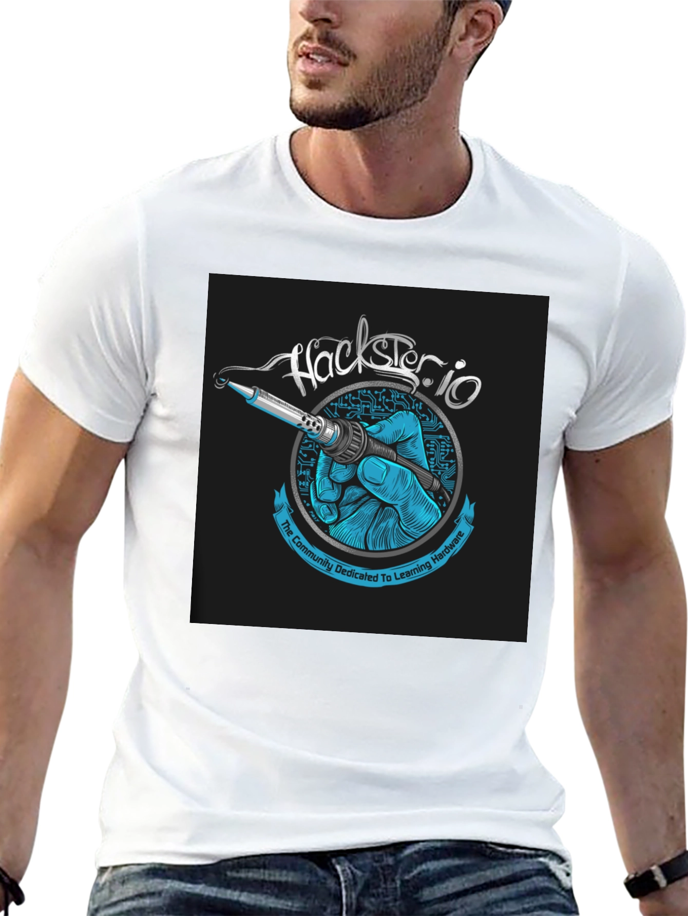Hackerio Soldering T-Shirt - Hardware Enthusiast Apparel