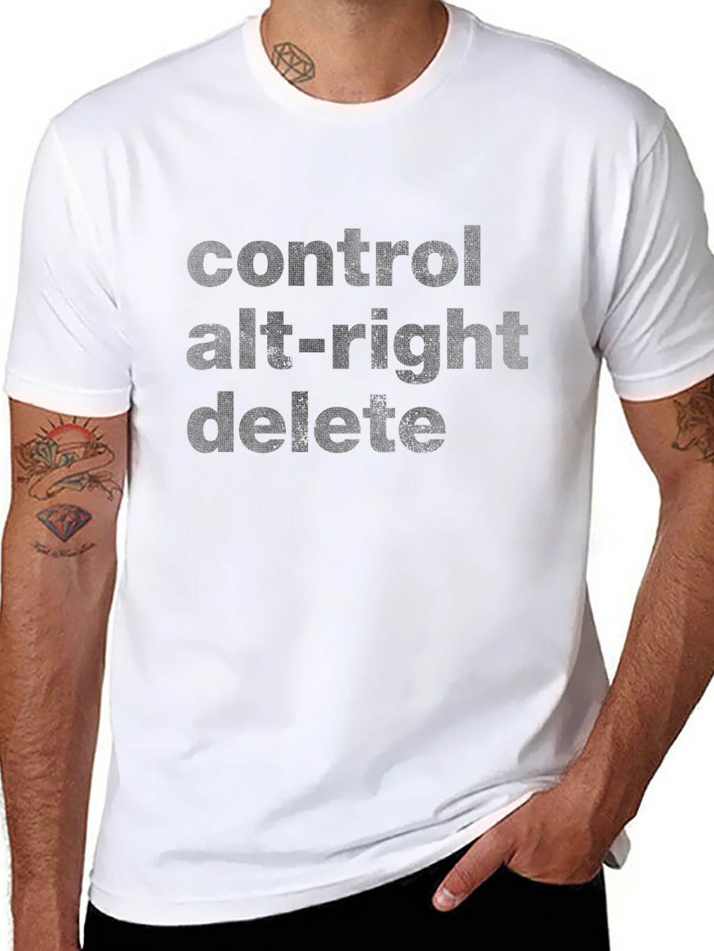 Control Alt-Right Delete T-Shirt - Funny Political Tee
