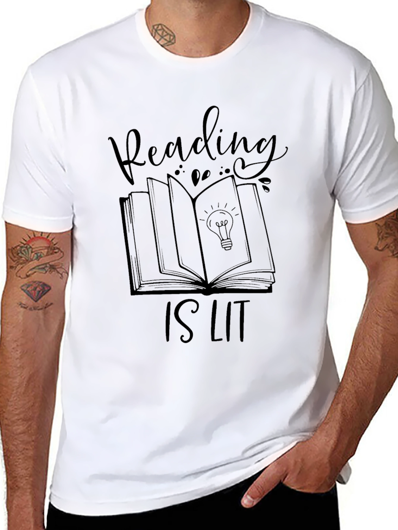 Reading is Lit Graphic Tee