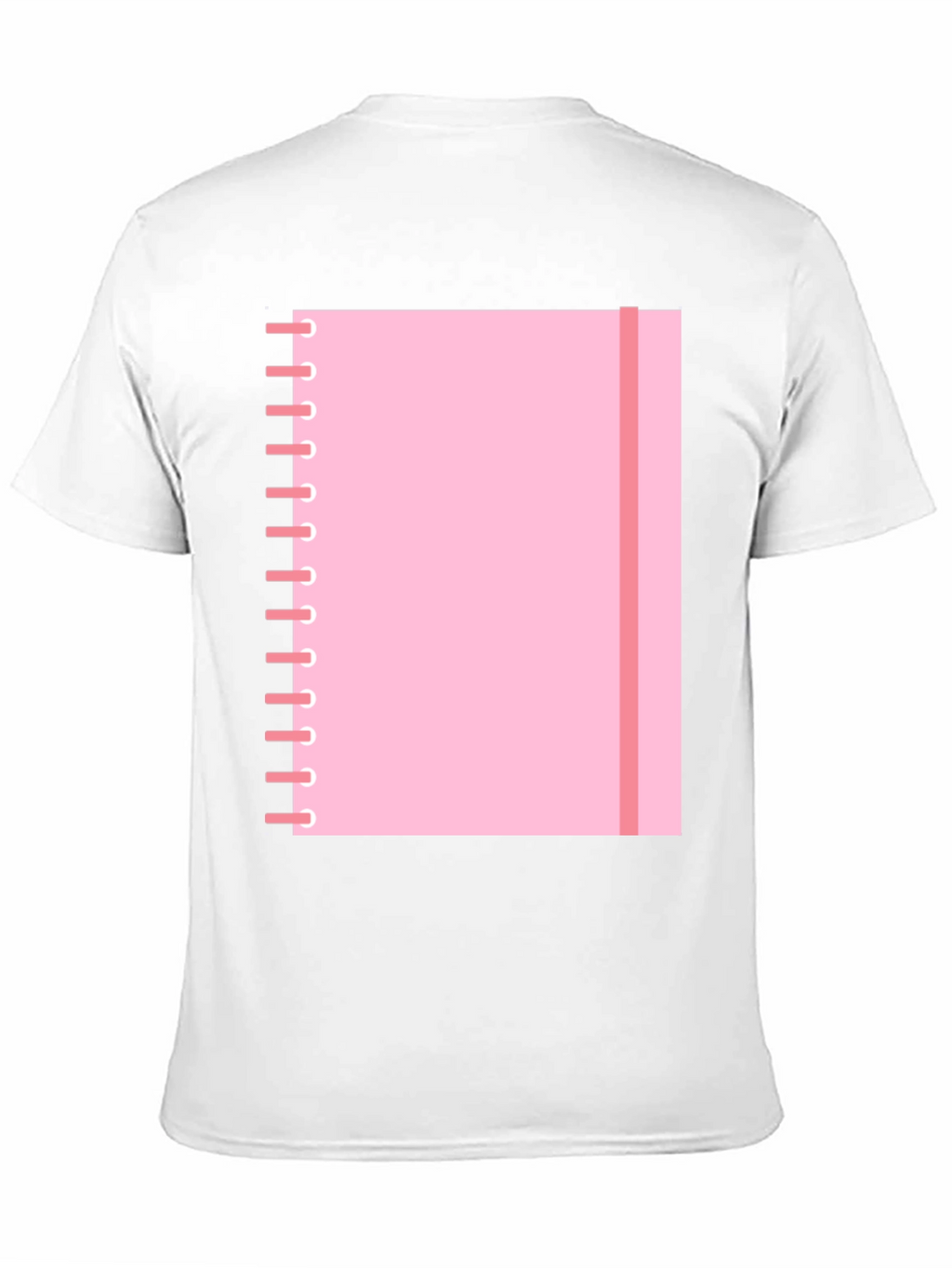 Pink Notebook Graphic Tee - Cool Casual T-Shirt